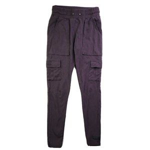 ALPHALETE IDENTITY Women XS Gray Cargo Sweatpants Jogger Drawstring Missing